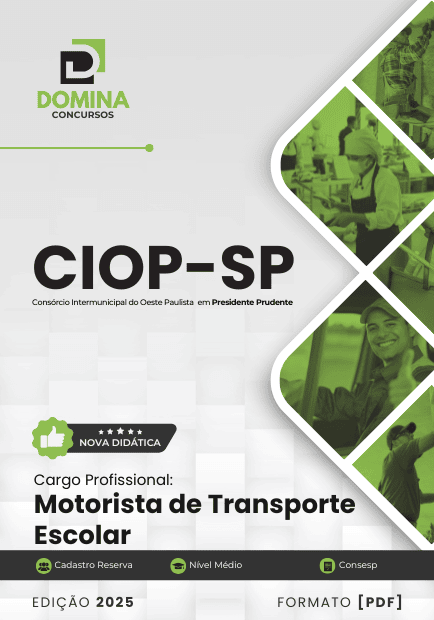 Apostila CIOP SP 2025: Capacitação para Motoristas de Transporte Escolar Apostila CIOP SP 2025: Capacitação para Motoristas de Transporte Escolar