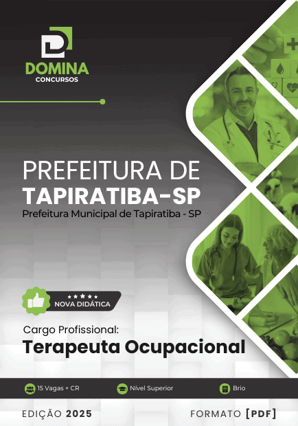Apostila Profissional de Terapia Ocupacional – Tapiratiba SP 2025 Apostila Profissional de Terapia Ocupacional – Tapiratiba SP 2025