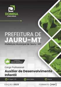 Apostila Profissional para Auxiliar de Desenvolvimento Infantil – Jauru MT 2025