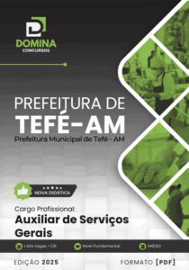Apostila Profissional para Auxiliar de Serviços Gerais – Tefé AM 2025