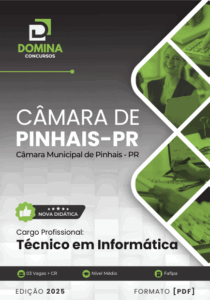 Apostila Técnico em Informática 2025 – Câmara Municipal de Pinhais PR