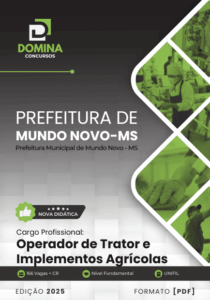 Apostila de Formação para Operador de Trator – Mundo Novo MS 2025