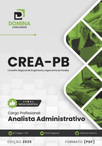 Apostila do Analista Administrativo CREA PB 2025: Conteúdos e Orientações