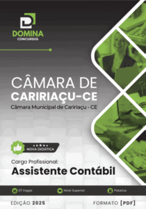 Apostila do Assistente Contábil: Câmara Municipal de Caririaçu – CE 2025