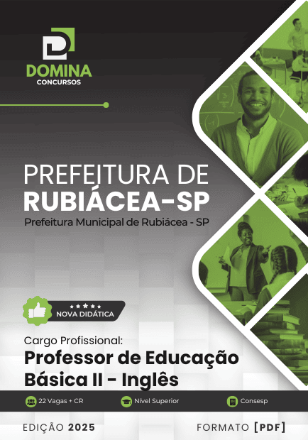 Apostila do Professor de Inglês – Rubiácea SP 2025: Conteúdos e Metodologias Apostila do Professor de Inglês – Rubiácea SP 2025: Conteúdos e Metodologias