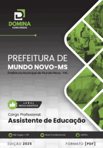 Apostila para Assistente de Educação: Capacitação em Mundo Novo – MS 2025