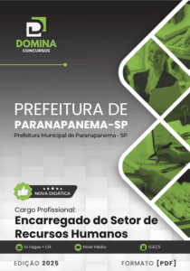 Apostila para Encarregado de Recursos Humanos – Paranapanema SP 2025: Conteúdo Completo