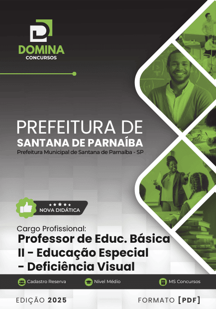 Apostila para Professores de Deficiência Visual – Santana de Parnaíba SP 2025 Apostila para Professores de Deficiência Visual – Santana de Parnaíba SP 2025
