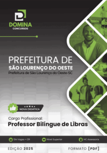 Transforme sua Carreira: Apostila Bilíngue de Libras São Lourenço do Oeste 2025!