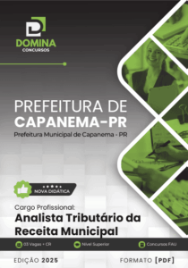 Apostila 2025: Analista Tributário da Receita Municipal de Capanema-PR