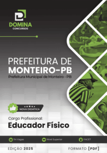 Apostila 2025 para Educadores Físicos: Monteiro-PB – Formação e Atualização