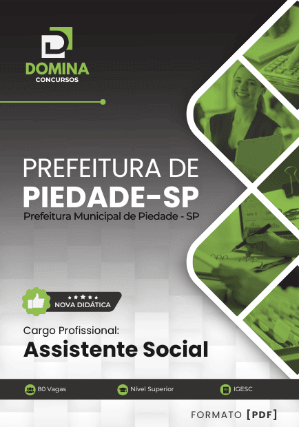Apostila Candidatos a Assistente Social – Piedade SP 2025: Guia Completo