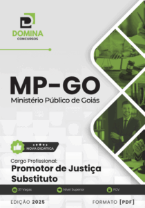 Apostila Completa para Promotor de Justiça Substituto – MP GO 2025