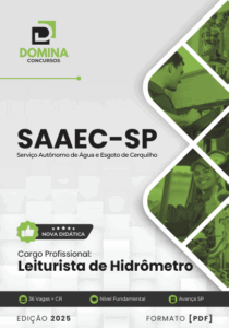 Apostila Leiturista de Hidrômetro SAAEC SP: Guia Completo 2025