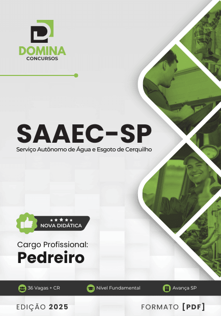 Apostila Pedreiro SAAEC SP 2025: Guia Completo para Formação e Certificação Profissional