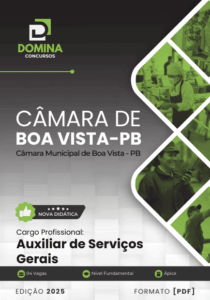 Apostila Profissional para Auxiliar de Serviços Gerais – Câmara de Boa Vista-PB 2025