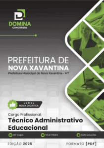 Apostila Técnica Administrativa Educacional – Nova Xavantina MT 2025