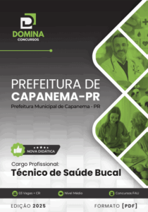 Apostila Técnico de Saúde Bucal 2025 – Capanema PR: Guia Completo e Atualizado