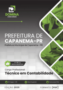 “Apostila Técnico em Contabilidade 2025 – Capanema PR: Tudo que Você Precisa!