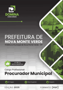 Apostila de Preparação para Provimento: Procurador Municipal – Nova Monte Verde MT 2025