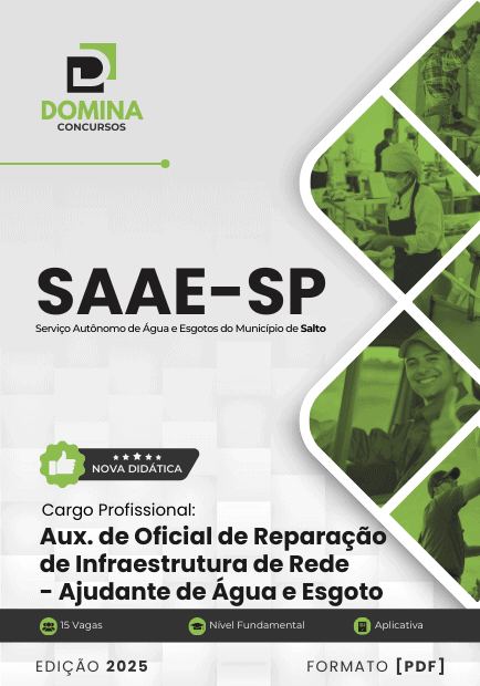 Apostila do Ajudante de Água e Esgoto – SAAE Salto SP 2025: Guia Completo