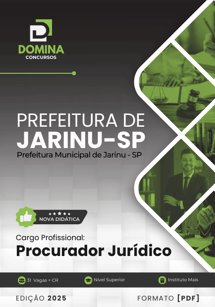 Apostila para Concursos: Procurador Jurídico – Jarinu SP 2025