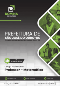 Apostila para Professores de Matemática – São José do Ouro, RS 2025: Conteúdos e Práticas