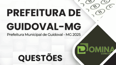 Descubra as Melhores Estratégias com 100 Questões Comentadas Guidoval MG 2025!
