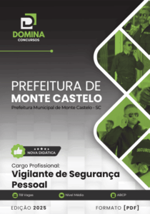 Domine a Segurança Pessoal: Apostila Vigilante Monte Castelo SC 2025!