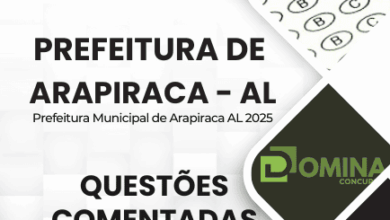 120 Questões Comentadas: Preparatório para Concursos em Arapiraca-AL 2025