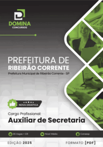 Apostila Completa para Auxiliar de Secretaria – Ribeirão Corrente SP 2025
