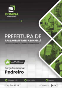Apostila Completa para Pedreiros em Passagem Franca do Piauí – 2025