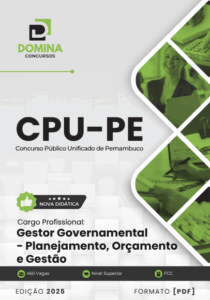 Apostila Gestor Governamental: Planejamento, Orçamento e Gestão CPU-PE 2025