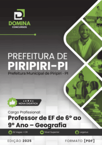 Apostila Para Professores de Geografia: Piripiri-PI 2025 – Conteúdo e Metodologias