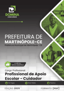 Apostila Profissional de Apoio Escolar: Cuidador em Martinópole – CE 2025