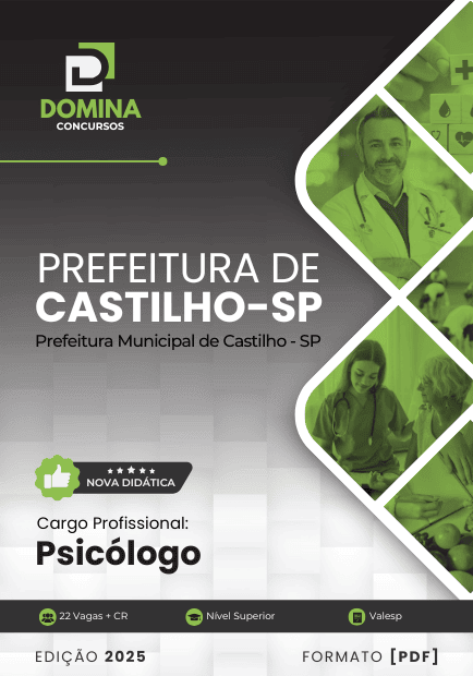 Apostila Profissional de Psicologia – Psicólogo Castilho SP 2025 Apostila Profissional de Psicologia – Psicólogo Castilho SP 2025