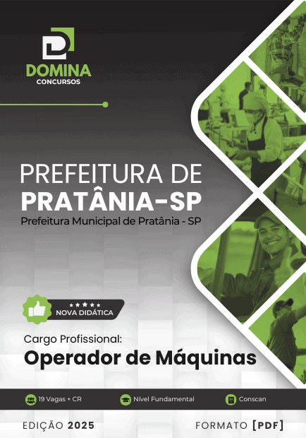 Apostila Profissional para Operador de Máquinas – Pratânia SP: Guia 2025