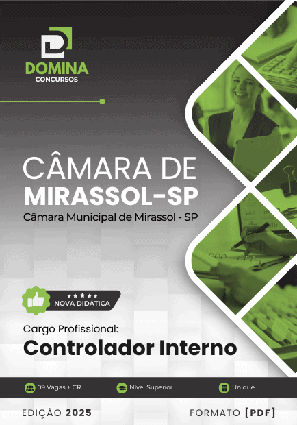Apostila de Formação para Controlador Interno da Câmara de Mirassol-SP 2025 Apostila de Formação para Controlador Interno da Câmara de Mirassol-SP 2025