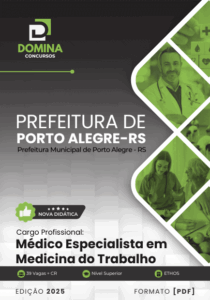 Apostila de Medicina do Trabalho 2025 – Porto Alegre, RS: Conteúdos Essenciais para Profissionais