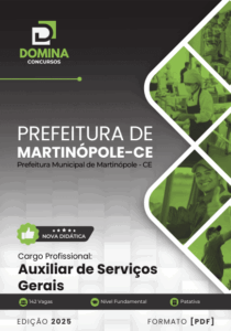 “Apostila de Preparação para Auxiliar de Serviços Gerais – Martinópole CE 2025”