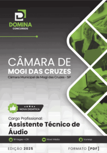 Apostila para Assistente Técnico de Áudio – Câmara Municipal de Mogi das Cruzes 2025
