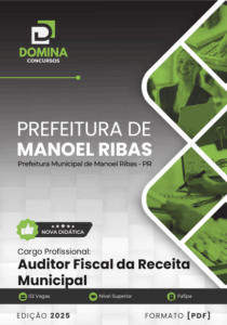 Apostila para Auditor Fiscal da Receita Municipal – Manoel Ribas PR 2025