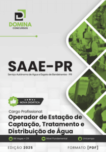 Apostila para Operador de Estação de Água – SAAE Bandeirantes PR 2025