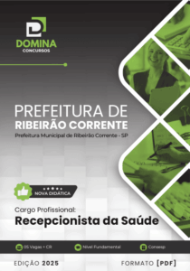 Apostila para Recepcionista da Saúde – Ribeirão Corrente SP 2025