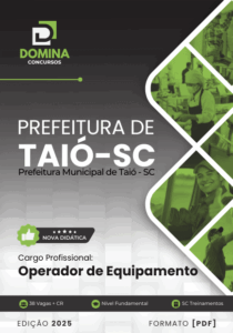 Domine a Apostila de Operador de Equipamentos: Torne-se um Profissional em Taió SC 2025!