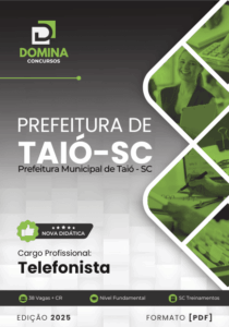 Domine a Comunicação: Apostila Telefonista Taió SC 2025 para Sucesso Profissional!