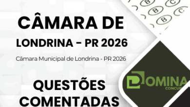 170 Questões Comentadas para o Cargo de Técnico Legislativo – Câmara Londrina PR 2026