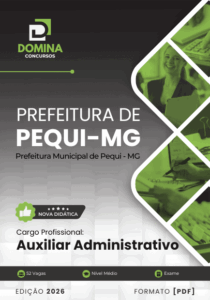 Apostila Auxiliar Administrativo Pequi MG 2026: O Que Você Precisa Saber!