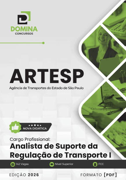 Apostila Completa para Analista de Suporte de Transporte – ARTESP 2026