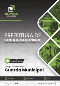 Apostila Completa para Concurso da Guarda Municipal de Santa Luzia do Norte – AL 2026